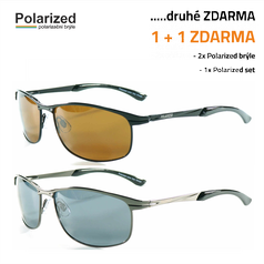 AKCE 1+1 ZDARMA, polarizační brýle POLARIZED 1.03, 1.03 hnědé