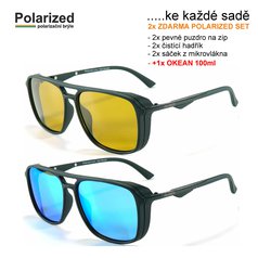 Polarizační brýle pro řidiče AKCE POLARIZED 2.184RMM + 2.184Y BLUE PROTECTOR