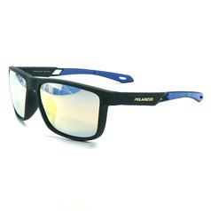 Polarizačné okuliare POLARIZED ACTIVE SPORT 2S19 čiernomodré, striebornožlté Revo